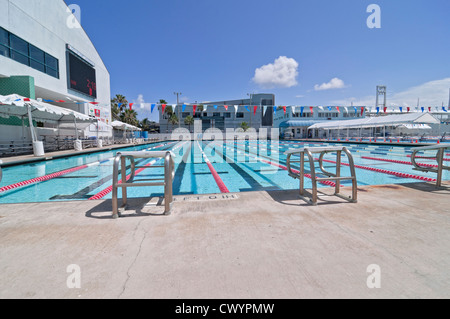 Ft Lauderdale Beach Florida l'International Swimming Hall of Fame. Banque D'Images