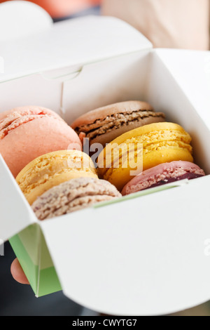 macarons sucrés Banque D'Images