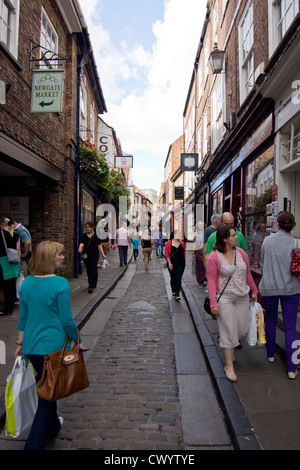 Dans York Shambles Banque D'Images