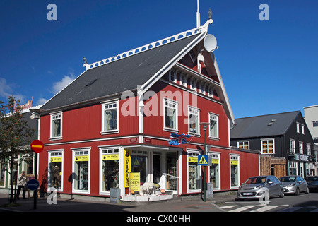 La boutique de souvenirs et cadeaux Viking, Reykjavik, Islande Banque D'Images