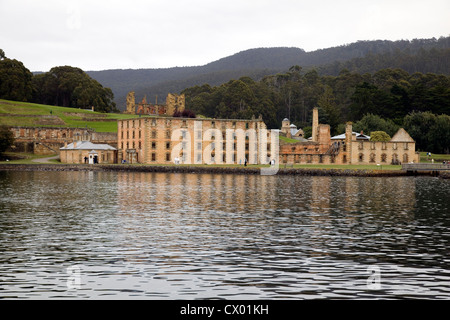 Site historique de Port Arthur la culpabilité de l'eau, Tasmanie, Australie Banque D'Images