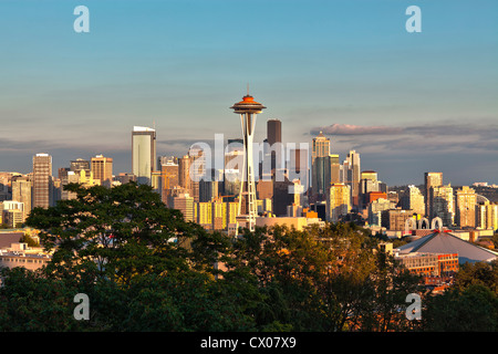 Les toits de Seattle, Washington, USA. Banque D'Images