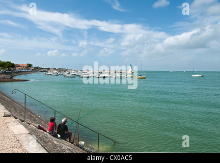 La jolie station balnéaire de La Rochelle, Île de Ré, Charente-Maritime, Poitou-Charentes, France. Banque D'Images