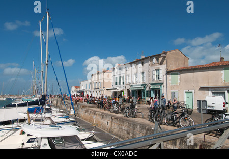 La jolie station balnéaire de La Rochelle, Île de Ré, Charente-Maritime, Poitou-Charentes, France. Banque D'Images