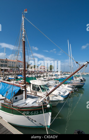 La jolie station balnéaire de La Rochelle, Île de Ré, Charente-Maritime, Poitou-Charentes, France. Banque D'Images