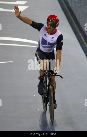 Mark Lee Colbourne GO individuel masculin en C1-2-3 1km Banque D'Images