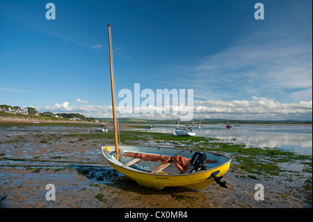 Findhorn Bay sur le Moray Firth, région de Grampian, en Écosse. 8434 SCO Banque D'Images