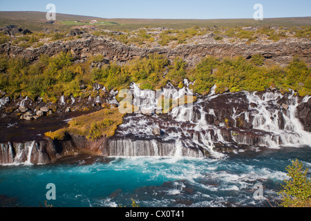 Cascade dans le sud de l'Islande, de l'Europe Banque D'Images