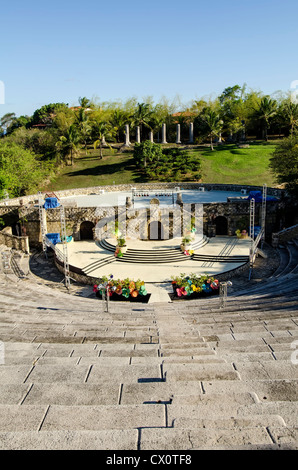 Amphithéâtre Altos de Chavon attraction touristique à la Casa de Campo, La Romana, République Dominicaine Banque D'Images