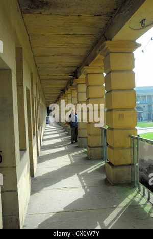 Vue globale de Halifax Piece Hall. Banque D'Images