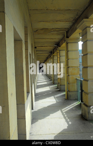 Vue globale de Halifax Piece Hall. Banque D'Images