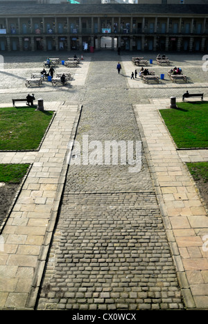 Vue globale de Halifax Piece Hall. Banque D'Images