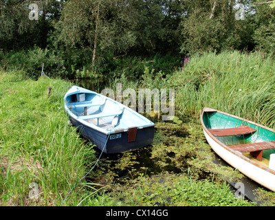 Deux barques, Norfolk, UK Banque D'Images