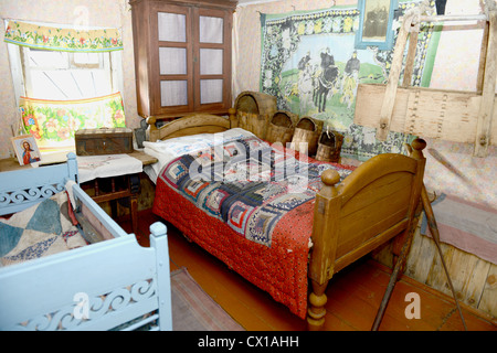 L'intérieur de la Fédération maison ancienne. Pris sur Juillet 2012 Dans village Russe Mychkine Banque D'Images