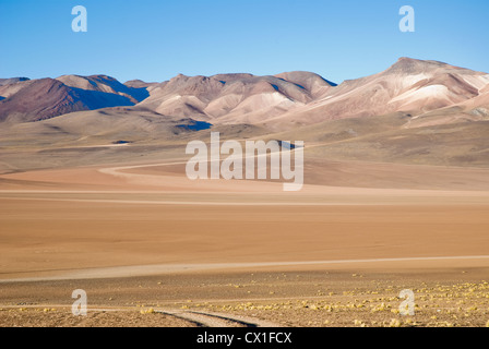 Volcans du Sud Lipez, désert de Siloli Banque D'Images