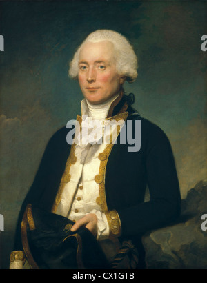 David, le Capitaine Robert Calder, britannique, c. 1755/1761 - 1802, ch. 1787/1790, huile sur toile Banque D'Images