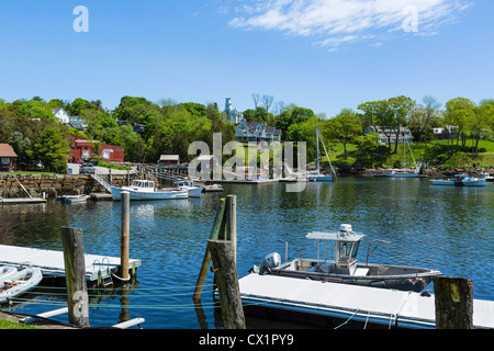 Le port de Rockport, comté de Knox, Maine, USA Banque D'Images