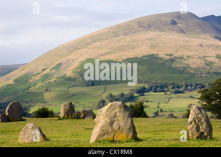 Le cercle de pierres de Castlerigg près de Keswick, Lake District National Park Banque D'Images