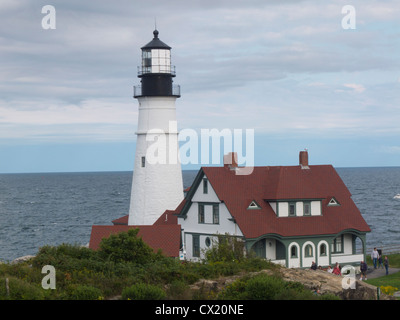 Portland Head Light à Cape Elizabeth dans le Maine Banque D'Images