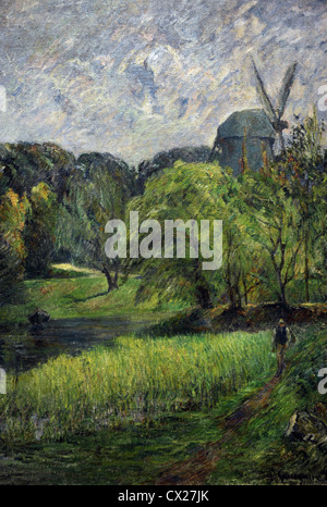 Paul Gauguin (1848-1903). L'artiste française. Le Moulin de la Reine (1885). Ny Carlsberg Glyptotek. Copenhague. Le Danemark. Banque D'Images