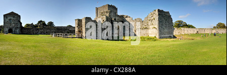 360 photo de Portchester Castle Hampshire UK Banque D'Images