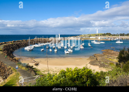 Port abrité, North Wollongong, New South Wales, Australie Banque D'Images