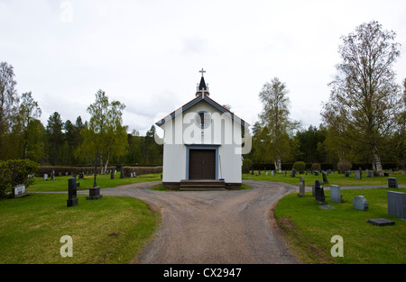 Österjorn - une petite communauté dans l'ouest de Bothnie, Suède. Banque D'Images