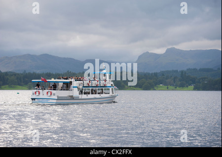 Croisière sur Windermere Banque D'Images