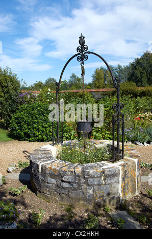 Houghton Lodge Gardens près de Stockbridge, Hampshire, en Angleterre, dans la vallée de la rivière Test. Banque D'Images