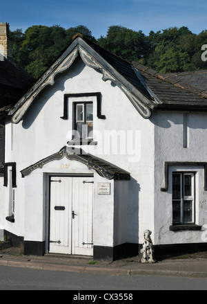 La maison sans frais, l'Usk construit 1837 Banque D'Images