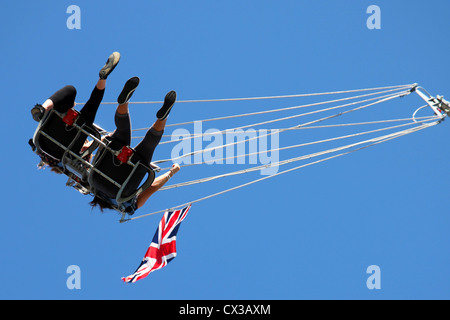 Le Président Salvatore Adamo ride partie de l'inestimable London Wonderground à Southbank Centre, Jubilee Gardens, London, UK. Banque D'Images