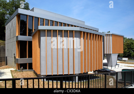 La William O. Lockridge/Club Bibliothèque, Washington, United States. Architecte : Adjaye Associates, 2012. Vue arrière. Banque D'Images