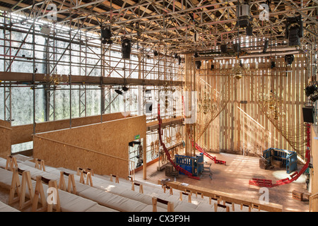 Theatre à la volée, Chichester Festival Theatre, Chichester, Royaume-Uni. Architecte : Assemblage, 2012. Banque D'Images