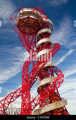 La tour ArcelorMittal Orbit par Anish Kapoor Parc olympique Banque D'Images