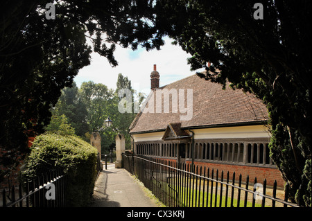 Longue allée hospices à Abingdon, Oxfordshire, UK Banque D'Images