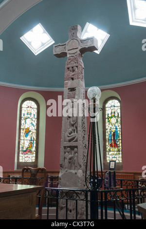 Monument, religieux, croix runique de Ruthwell Banque D'Images