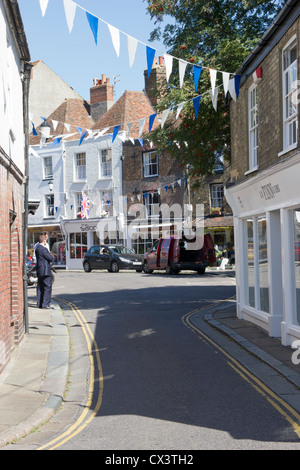 Le centre-ville de Sandwich Kent England UK Cinque Port Town Banque D'Images