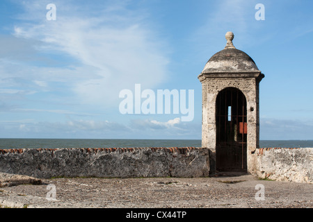 La fortification, Carthagène, Colombie Banque D'Images