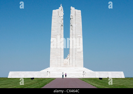 Le Canadien National WW1 monument de la crête de Vimy Banque D'Images