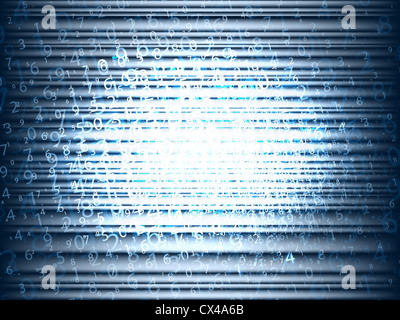 Abstract composition numérique, Vector EPS10 avec la transparence Banque D'Images