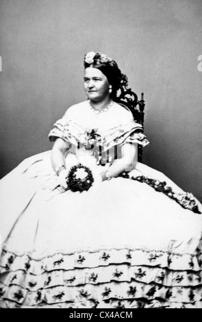 Mary Todd Lincoln, vers 1861 Banque D'Images