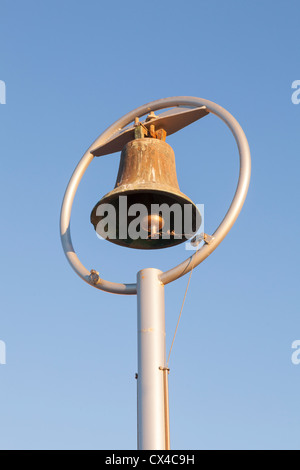 Alerte au requin bell, St Clair, Dunedin, Otago, Nouvelle-Zélande, Banque D'Images