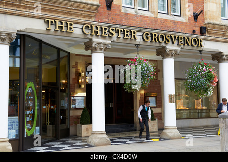 Le Chester Grosvenor Hotel Foregate Street Chester UK Banque D'Images