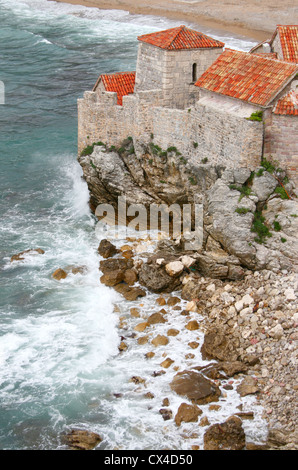 Vieille ville de Budva Monténégro Banque D'Images