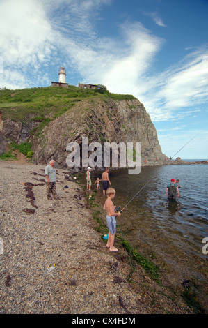 Plage, Centre-ville Dalnegorsk, Japon, Extrême-Orient, Primorsky Krai, Fédération de Russie Banque D'Images