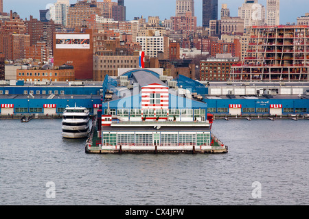 Waterfront de Manhattan, New York City, USA Banque D'Images