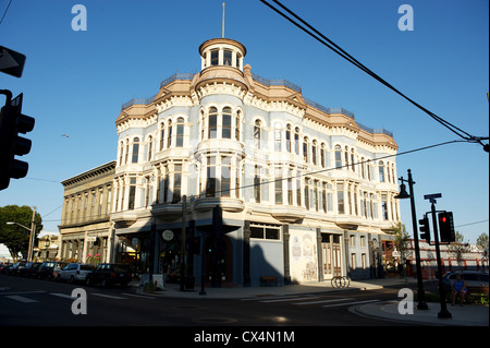 Bâtiments victoriens. Port Townsend, de la péninsule Olympique, Washington State, USA Banque D'Images