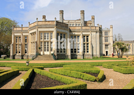 Château de Highcliffe près de Christchurch Dorset England UK Banque D'Images