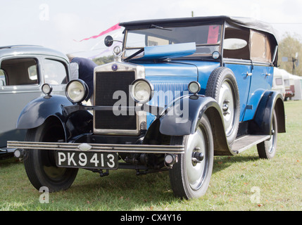 Blue vintage Morris Cowley au Malvern Autumn Show Banque D'Images