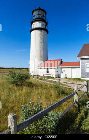 Highland Lighthouse Cape Cod, Cape Cod National Seashore, North Truro, Cape Cod, Massachusetts, USA Banque D'Images